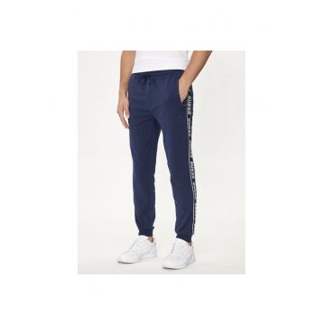 Pantaloni sport barbati - 776810 - Bleumarin - Bumbac