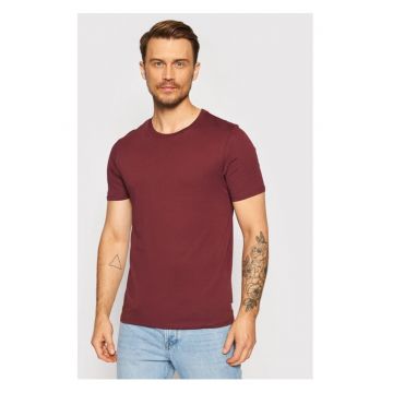 Tricou barbati - 34185 - Bumbac - Visiniu