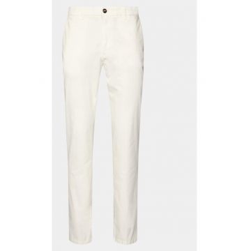 Pantaloni barbati - 99926 - Bumbac - Alb