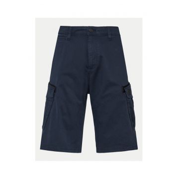 Pantaloni scurti barbati - 486716 - Bleumarin - Bumbac