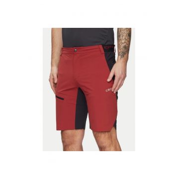 Pantaloni scurti sport barbati - 442309 - Maro - Poliester