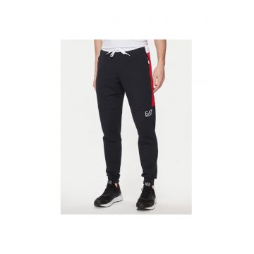 Pantaloni sport barbati - 535995 - Bleumarin - Bumbac