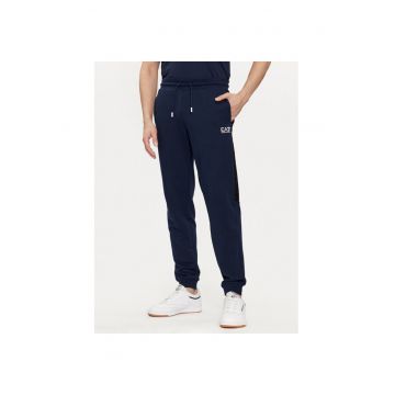 Pantaloni sport barbati - 536152 - Bleumarin - Bumbac