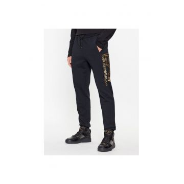 Pantaloni sport barbati - 78249 - Negru - Bumbac