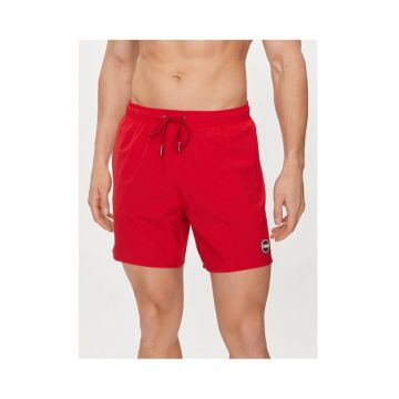 Short de baie barbati - 55563 - Poliester - Rosu