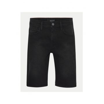 Pantaloni scurti barbati - 530426 - Negru - Bumbac