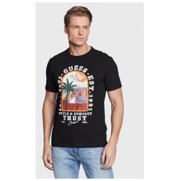 Tricou barbati - 194179 - Negru - Bumbac