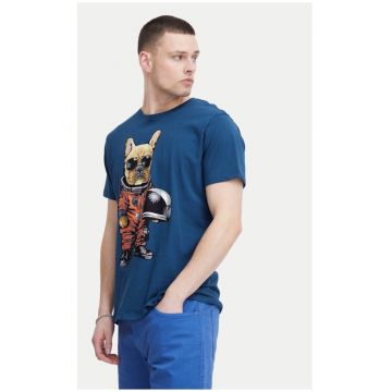 Tricou barbati - 530716 - Albastru - Bumbac