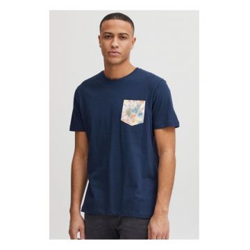 Tricou barbati - 62123 - Bumbac - Bleumarin