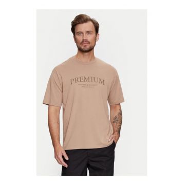 Tricou barbati - 7289 - Bumbac - Maro