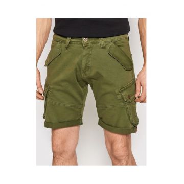 Pantaloni scurti barbati - 76729 - Verde - Bumbac