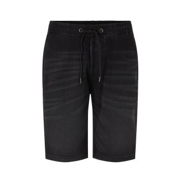 Pantaloni scurti barbati - Bumbac - Negru