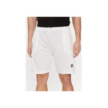 Pantaloni scurti sport barbati - 303976231 - Alb - Poliester