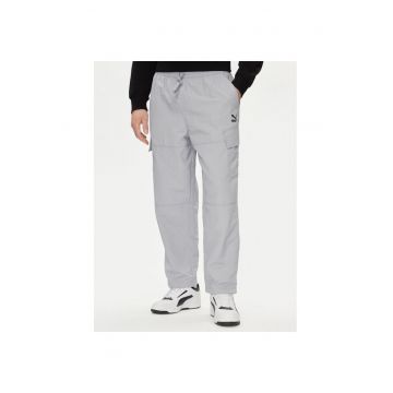 Pantaloni sport barbati - 324759 - Gri - Nylon