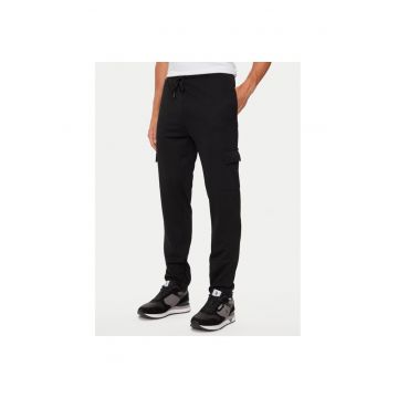 Pantaloni sport barbati - 527012 - Negru - Poliester