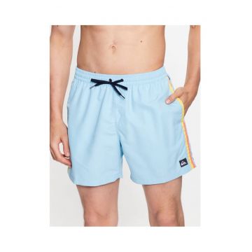 Short de baie barbati - 82121 - Poliester - Albastru celest