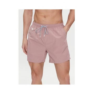 Short de baie barbati - Nylon - Roz