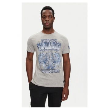 Tricou barbati - 528316 - Gri - Bumbac