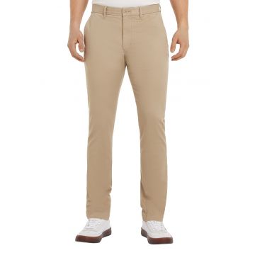 Pantaloni chino slim fit din amestec de bumbac organic Bleecker