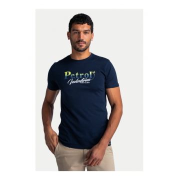 Tricou barbati - 10378 - Bumbac - Bleumarin