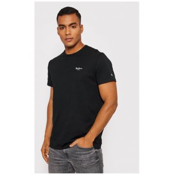 Tricou barbati - 9267 - Bumbac - Negru