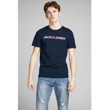 Tricou slim fit cu imprimeu logo Classic