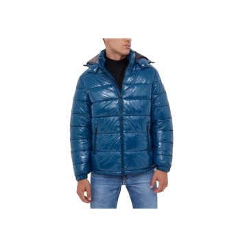 Geaca sport barbati - Liquid Puffa - Poliester - Albastru - bold teal - XXL