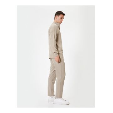 Pantaloni de trening cu snur de ajustare in talie