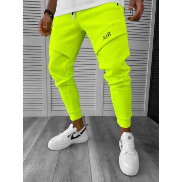 Pantaloni de trening neon  conici  neon  12360 89-4