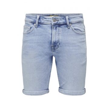 Pantaloni scurti din denim barbati - 301847403 - Bumbac