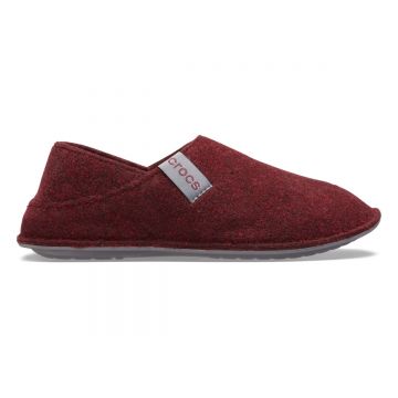 Papuci de casa Crocs Classic Convertible Slipper Bordo - Burgundy/Charcoal