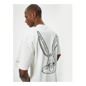 Tricou din bumbac cu imprimeu cu Bugs Bunny