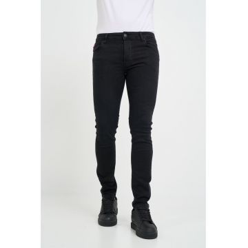 Blugi barbat slim inchisa - Negru