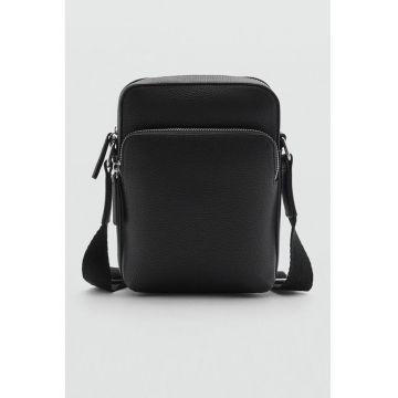 Geanta crossbody de piele ecologica cu buzunare Park