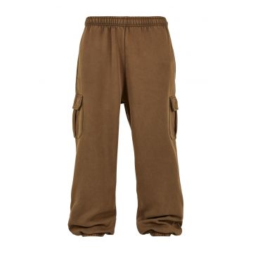 Pantaloni cargo cu banda elastica in talie