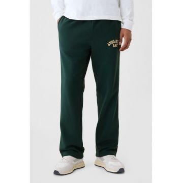 Pantaloni de trening relaxed fit din amestec de bumbac