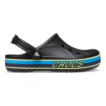 Saboti Crocs Bayaband Sport Band Clog Negru - Black/Multi