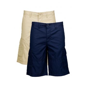 Set de pantaloni scurti cargo de bumbac - 2 perechi