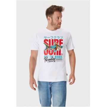 Tricou lejer de bumbac cu imprimeu