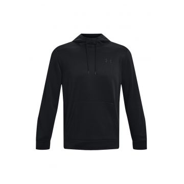 Hanorac din fleece cu logo pentru fitness