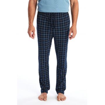 Pantaloni de pijama din bumbac cu model in carouri