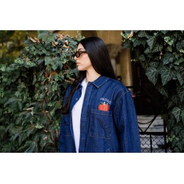 X Lidl Pumpkin Denim Overshirt