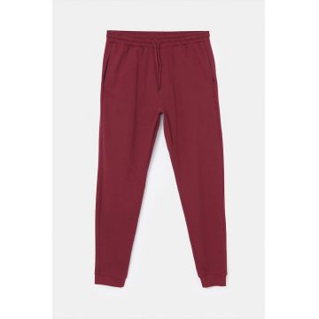 Pantaloni de trening cu snur - din amestec de bumbac