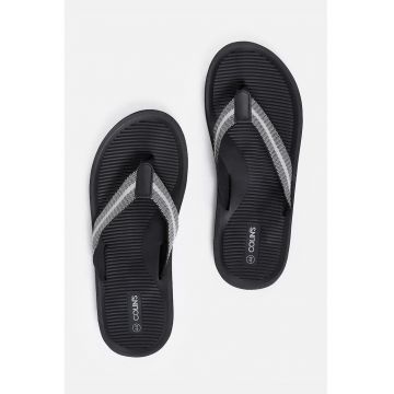 Papuci flip-flop cu linie decorativa