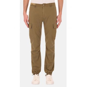 Pantaloni cargo din amestec de bumbac