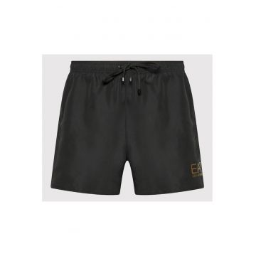 Pantaloni scurti de baie barbati - EA7 Emporio Armani - Poliester - Negru1