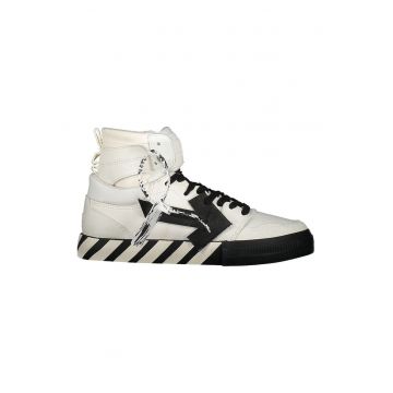 Pantofi sport high-top cu talpa cu striatii