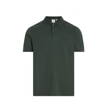 Tricou polo slim fit de bumbac organic