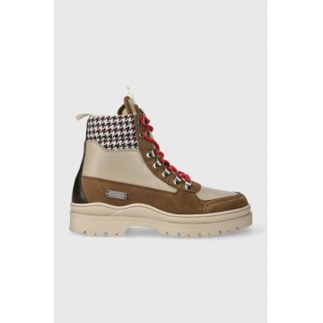 Filling Pieces ghete de piele Mountain Boot Quartz bărbați, culoarea maro, 63333361933