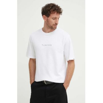 Filling Pieces tricou din bumbac Carabiner culoarea alb, cu imprimeu, 74417051901